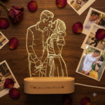 Personalized Line Art LED Table Lamp
